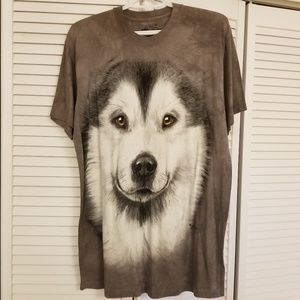 Unisex Malamute Face shirt